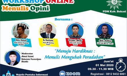 Majelis Pustaka dan Informasi Pimpinan Daerah Muhammadiyah Bekasi Gelar Workshop Penulisan Opini