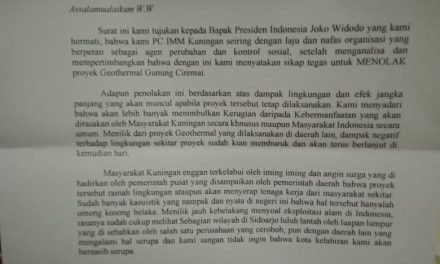 Surati Jokowi, Ini Permintaan IMM Kuningan